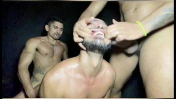 Eduardo Lima and Lucas Mancinni made me submissive with double penetration hard sex in taurus